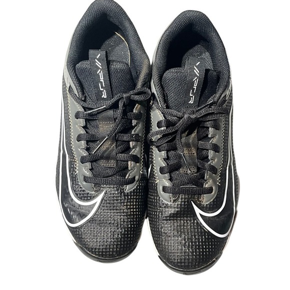 Nike Youth Vapor Fast Flex Baseball cleats. Black/White. Size 5.5 Y - Picture 8 of 9